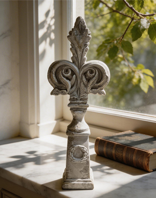 Vintage Iris Ornament