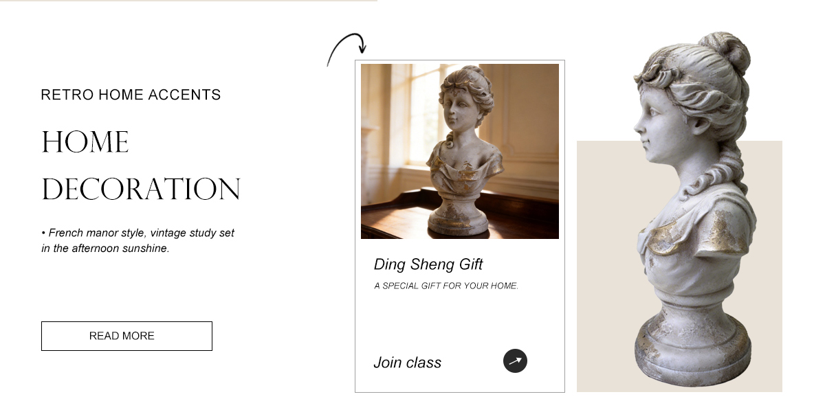 French Style Gil Bust Statue