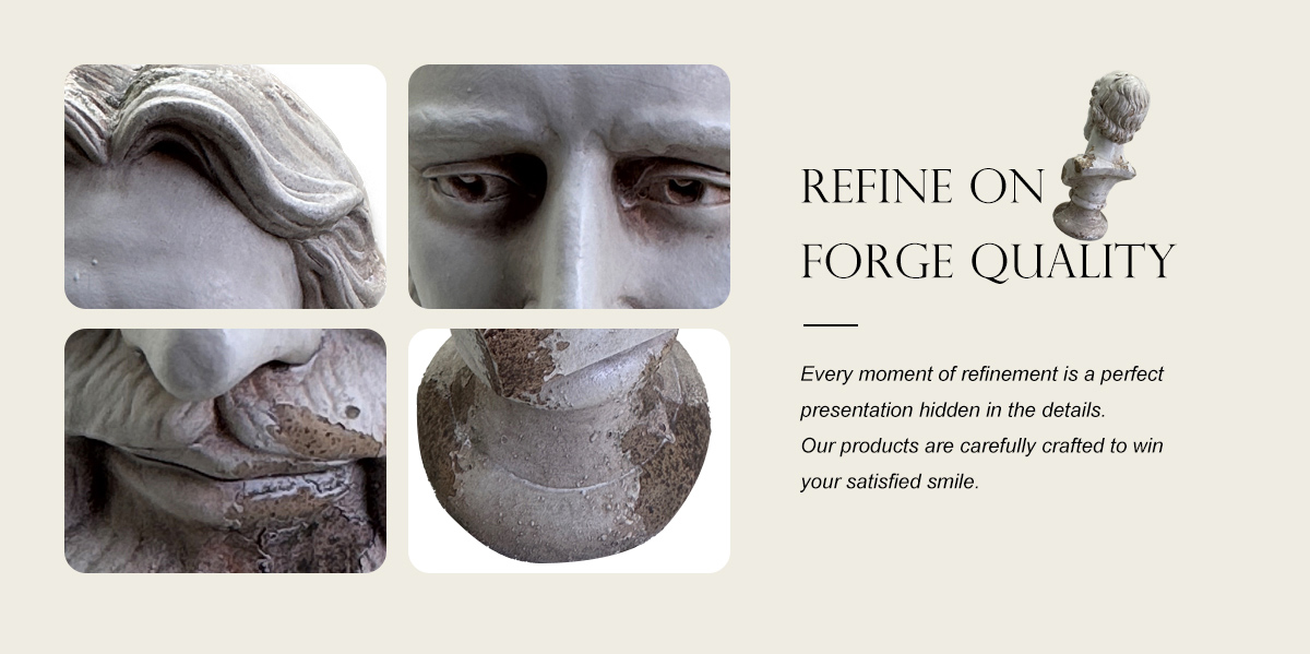 European Retro Greek God Bust Ornament
