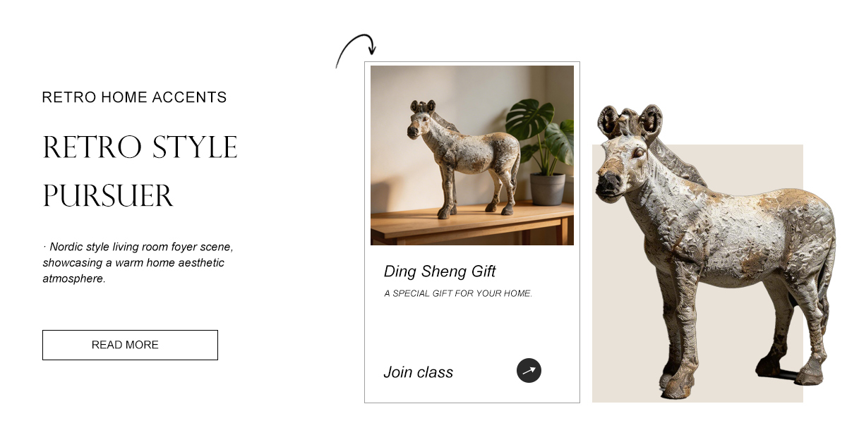 European Retro Vintage Zebra Ornament