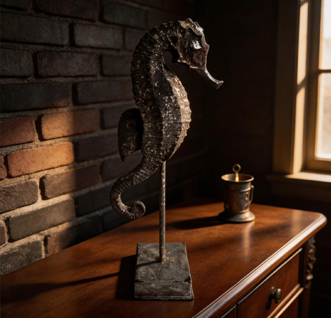 European Retro Vintage Seahorse Ornament