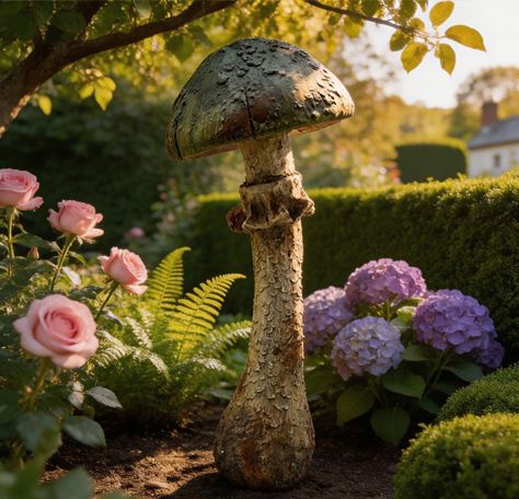 Retro Mushroom-Shaped Decorative Figurine