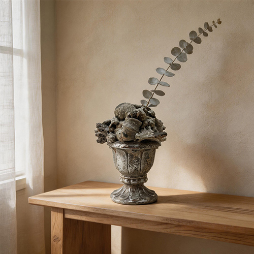 Vintage  Fruit Pot Ornament 