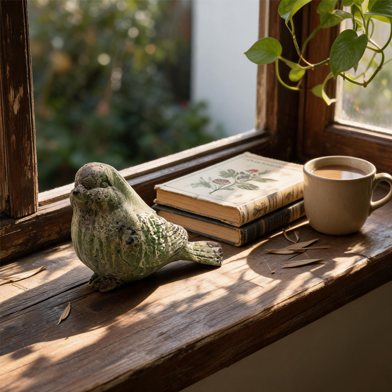 Vintage Bird Shaped Decorative Ornament