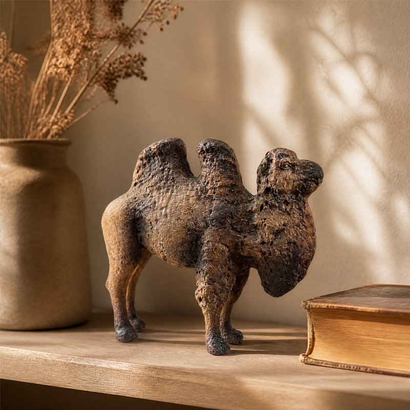 Vintage Twin Peaks Camel Sculpture Ornament