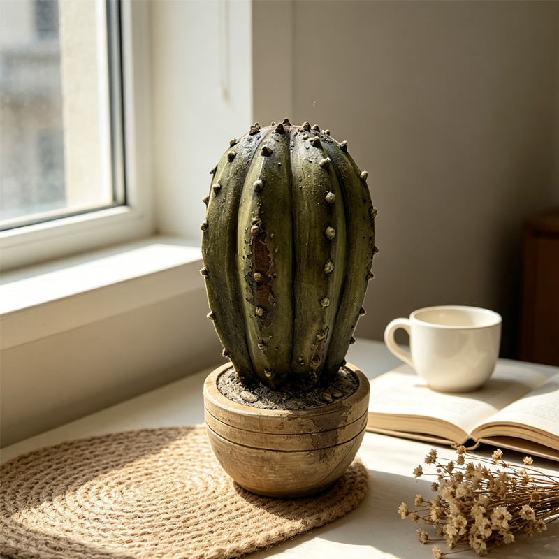 Retro Simulation Cactus Ornament