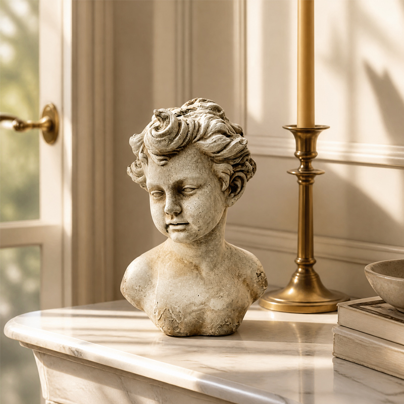 Manufacturing Retro-style Child Bust Ornament