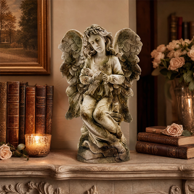 Branded Retro-style Seated Magnesium Oxide Ornament Branded Retro-style Seated Magnesium Oxide Ornament