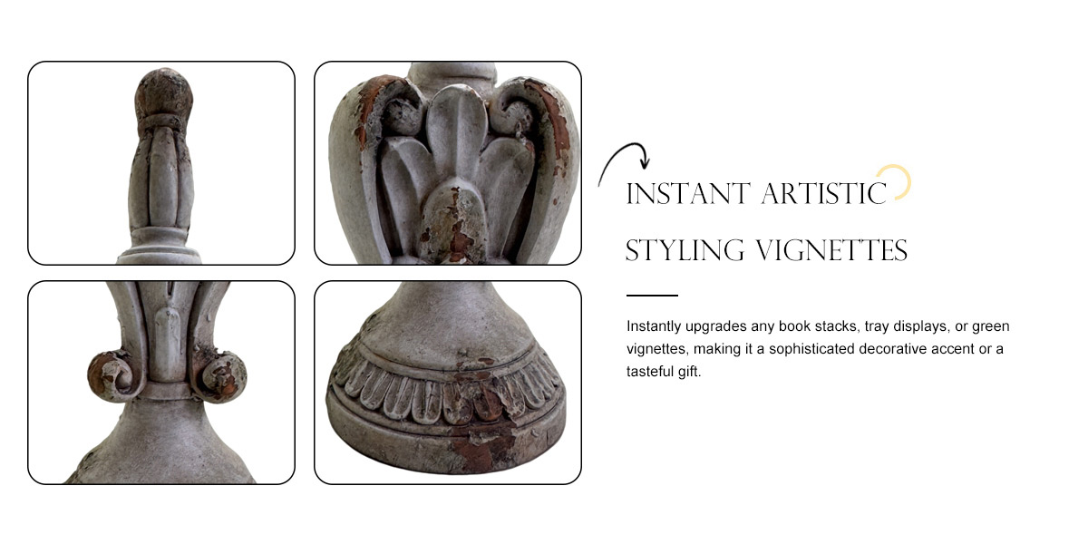 Vintage French Country Architectural Finial 
