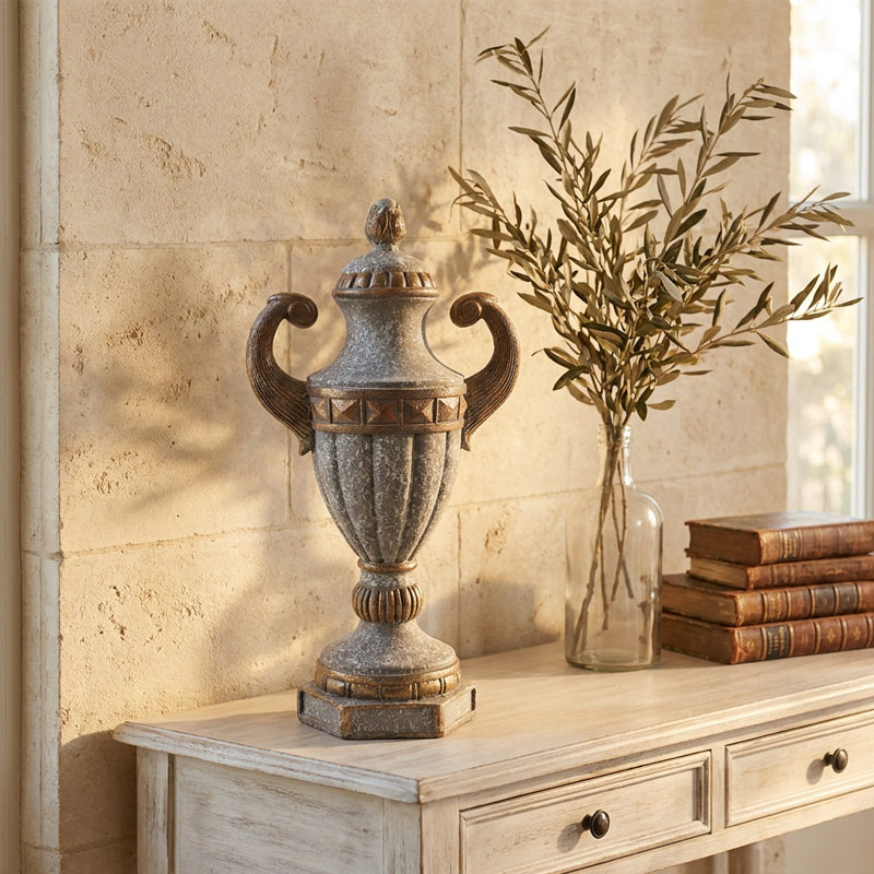  Vintage French Classical Decorative Urn
