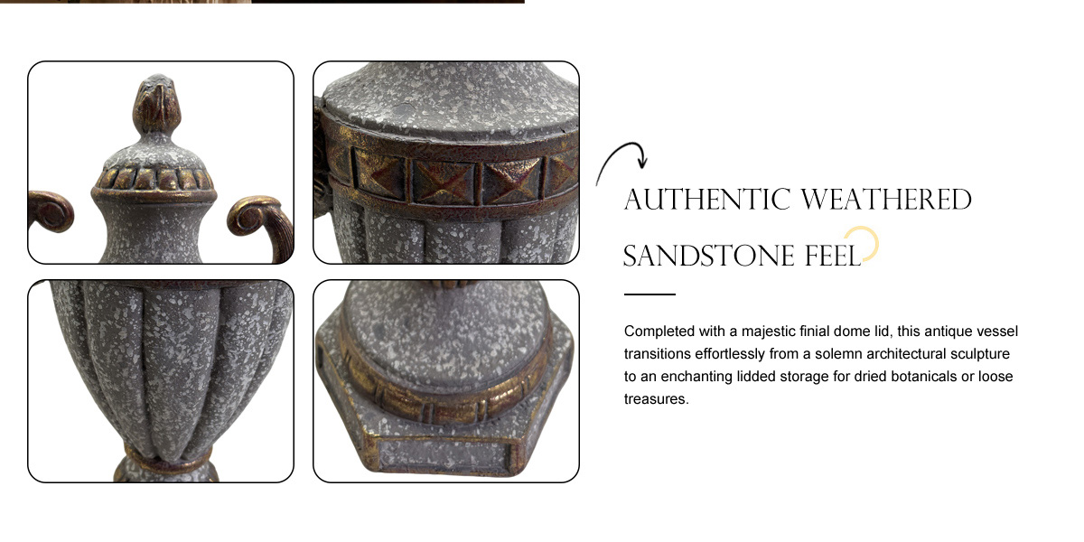  Vintage French Classical Decorative Urn