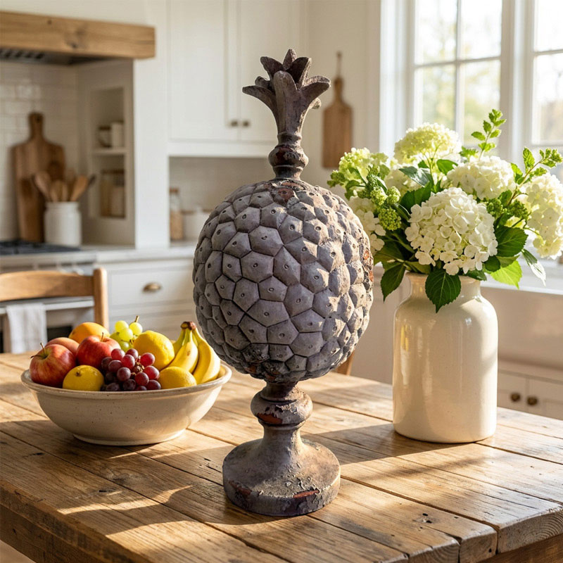 Vintage French Country Pineapple Finial