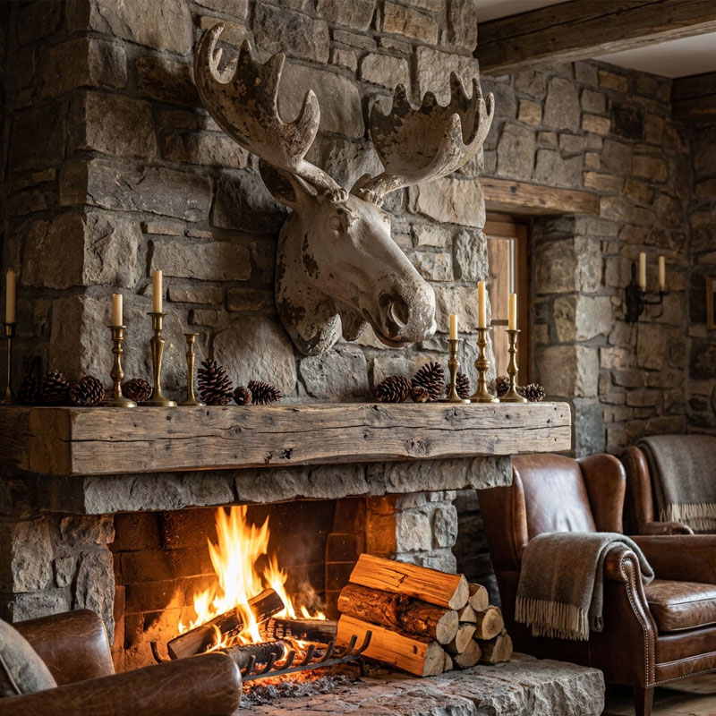 Vintage Majestic Moose Head Wall Mount 