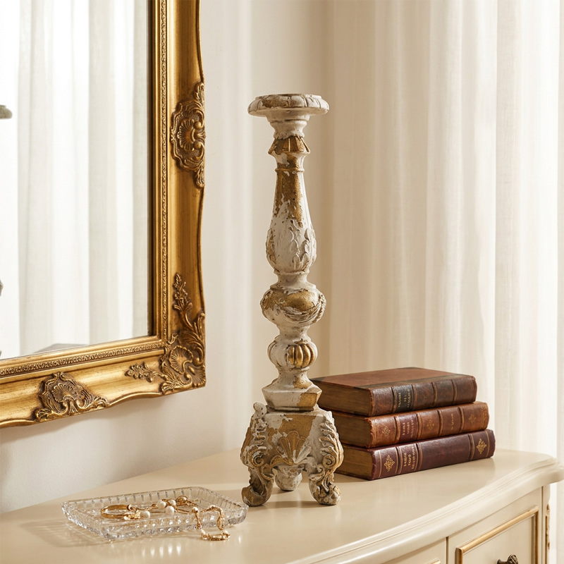 Vintage Baroque Candle Holder