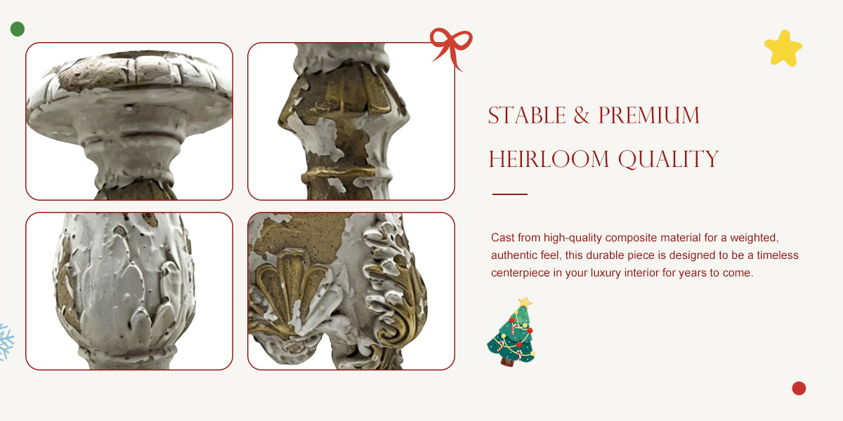 Vintage Baroque Candle Holder 