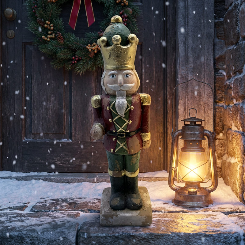  Vintage  Nutcracker King Statue