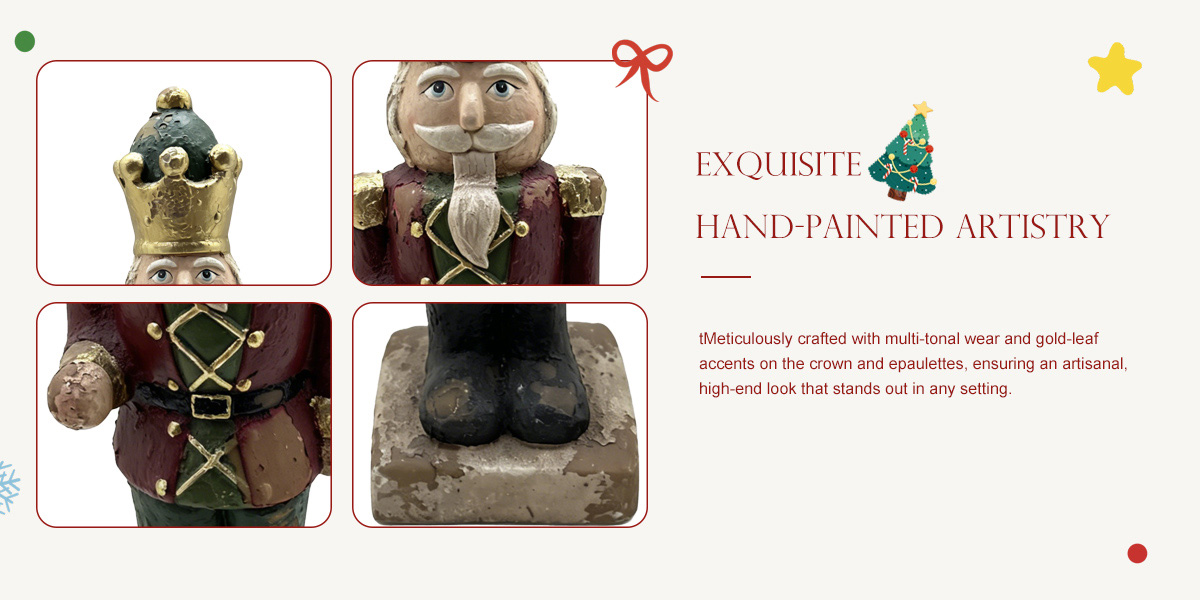  Vintage  Nutcracker King Statue
