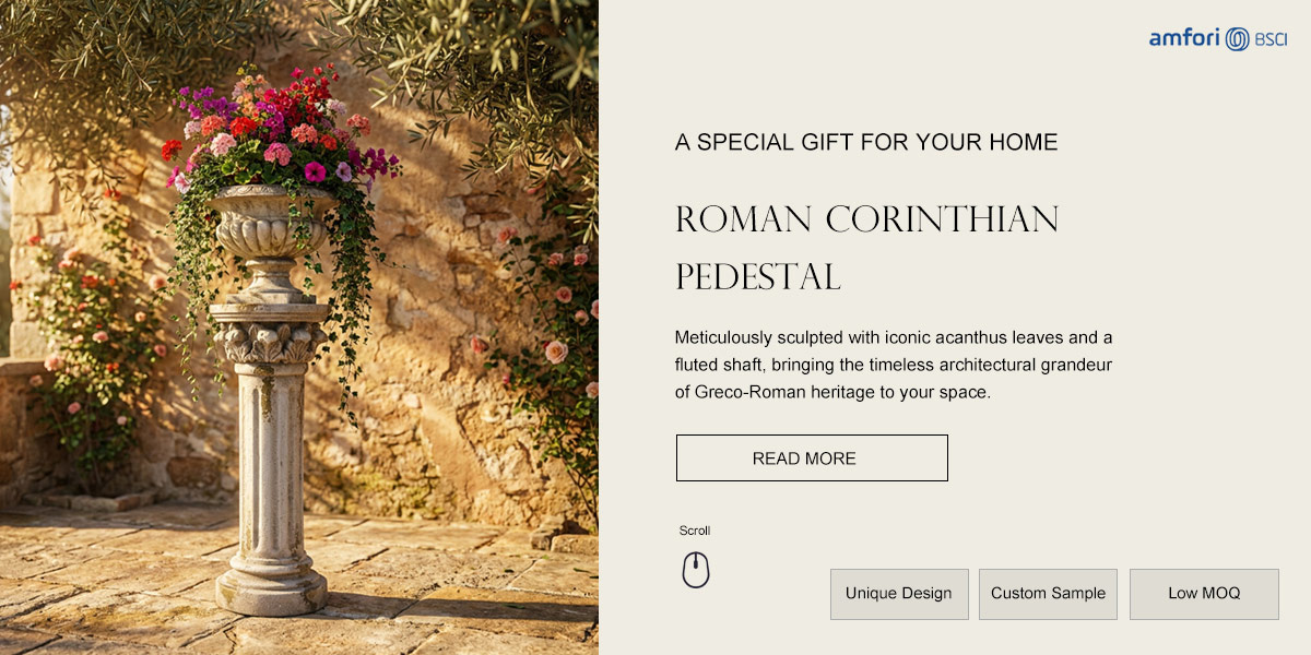 Roman Corinthian Pedestal