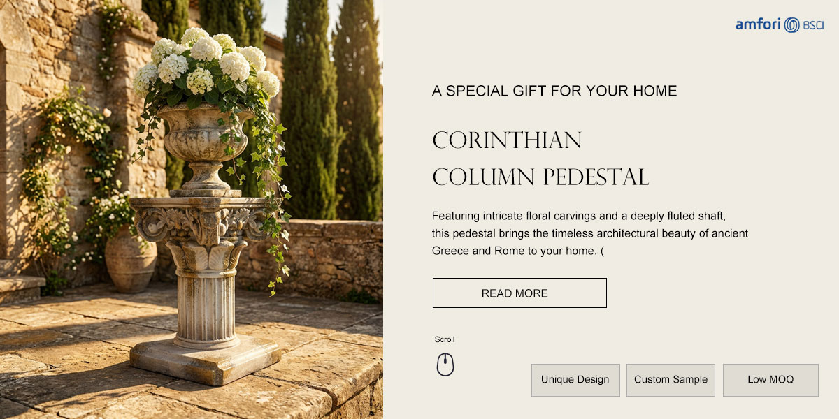 Corinthian Column Pedestal
