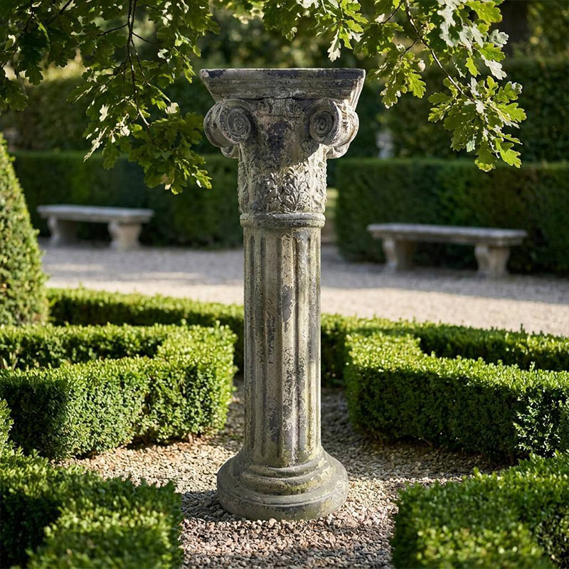 Stately Roman Ionic Column Pedestal 
