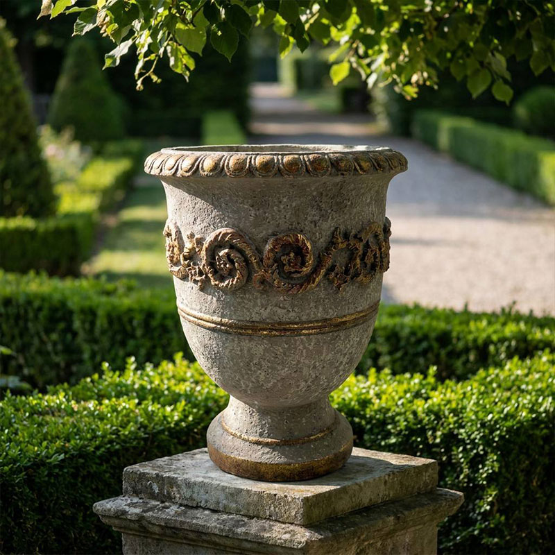 Vintage French Baroque Decorative Urn