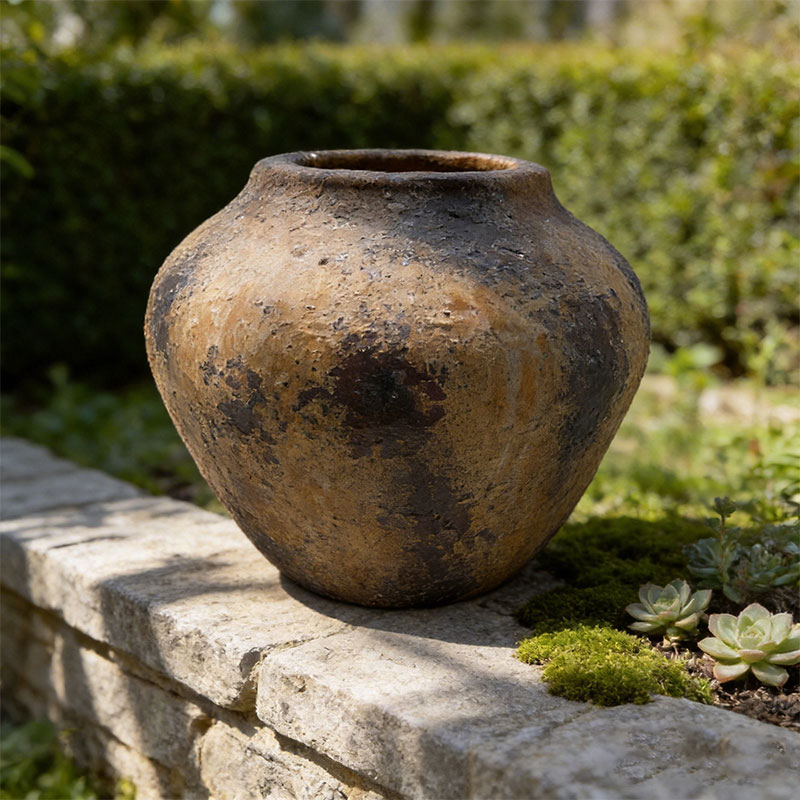 Vintage Primitive Wabi-Sabi Pot
