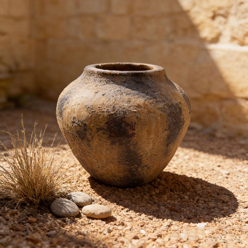 Vintage Primitive Wabi-Sabi Pot
