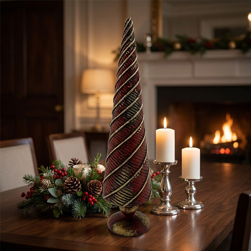 Vintage Baroque Spiral Christmas Tree