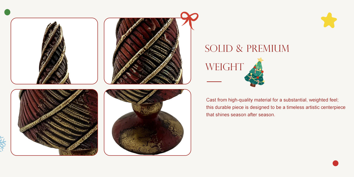 Vintage Baroque Spiral Christmas Tree