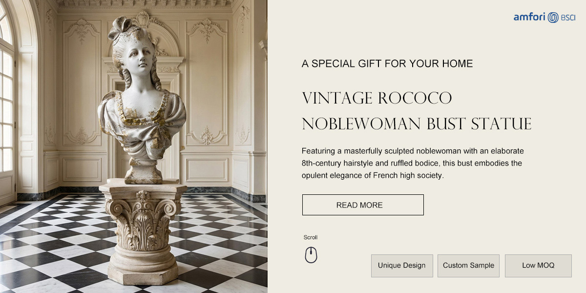 Rococo Noblewoman Bust 