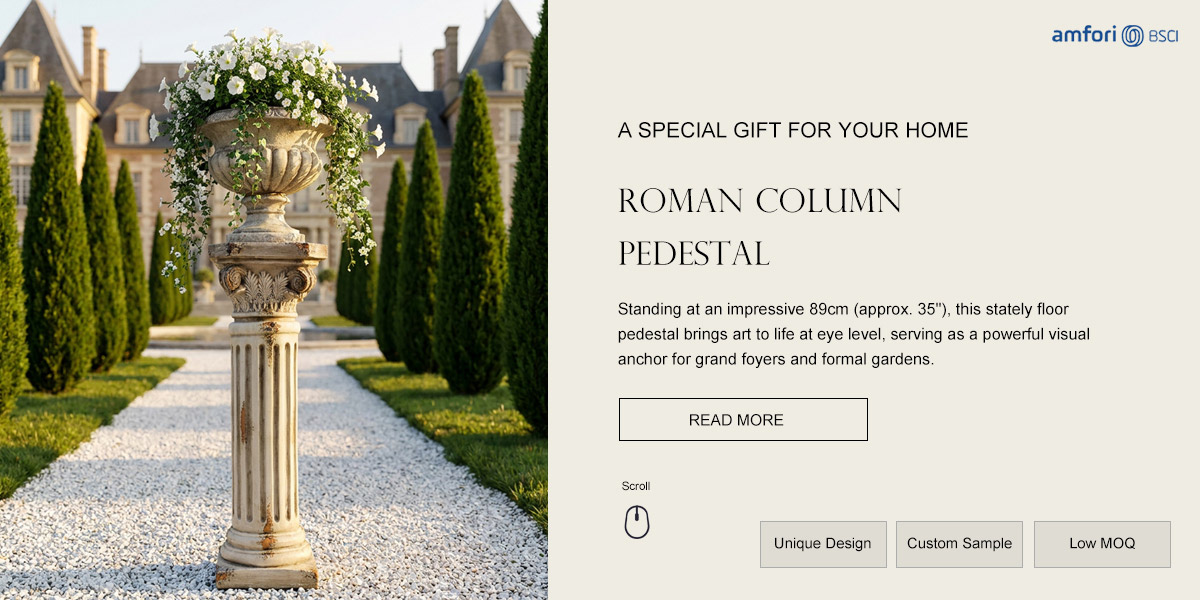 Roman Column Pedestal 