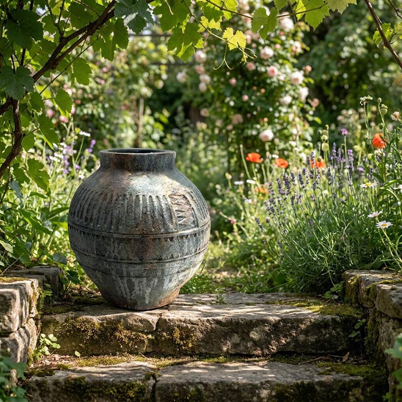 Vintage Primitive Tribal Pot 
