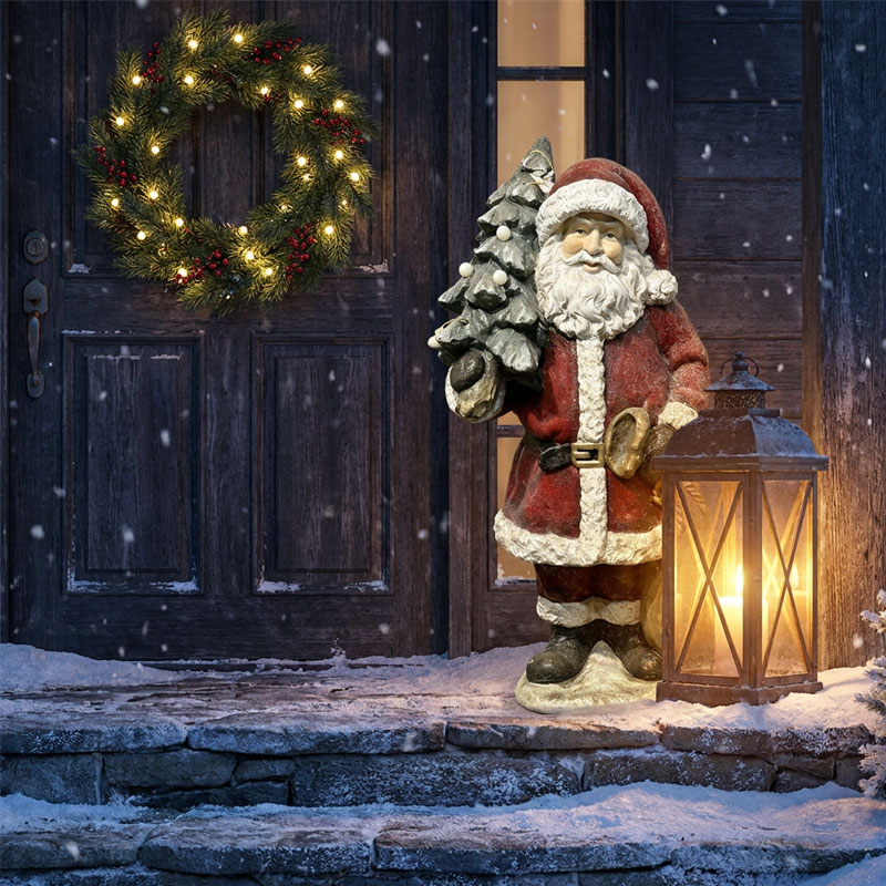 Vintage Santa Claus Statue