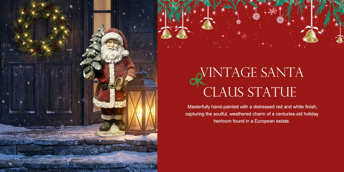 Vintage Santa Claus Statue