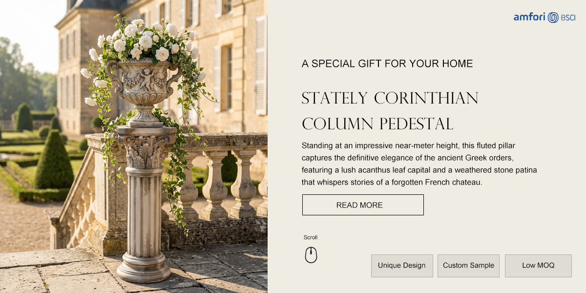 Corinthian Column Pedestal 