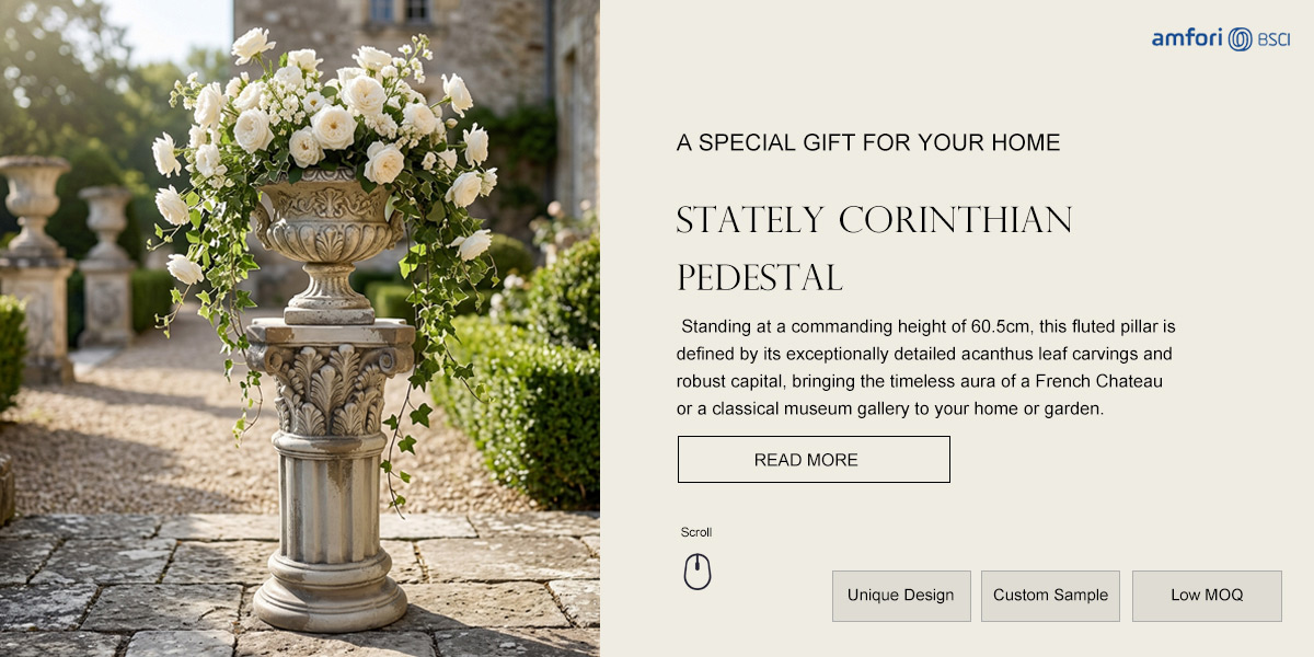 Stately Corinthian Pedestal Stately Corinthian Pedestal