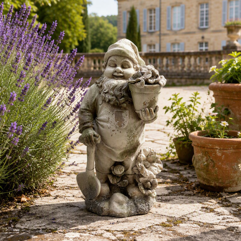 Antique Master Gardener Gnome Statue