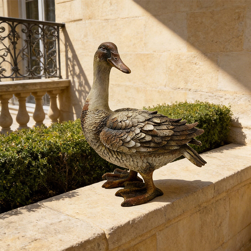 Vintage MgO Heritage Duck Statue