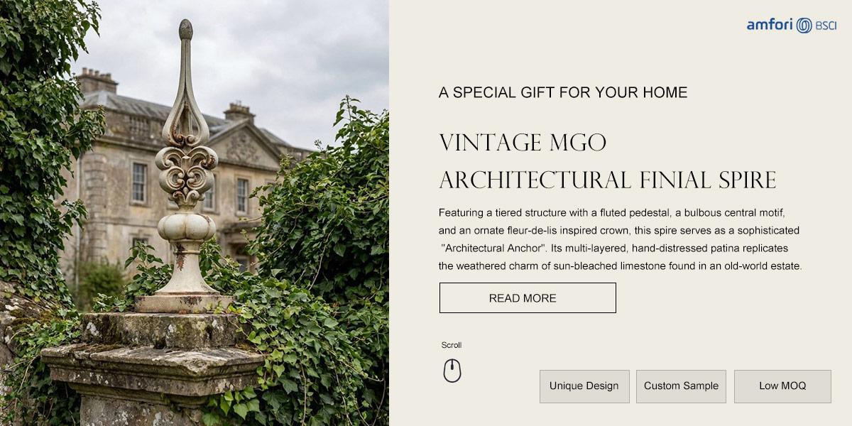 Vintage  Architectural Finial Spire