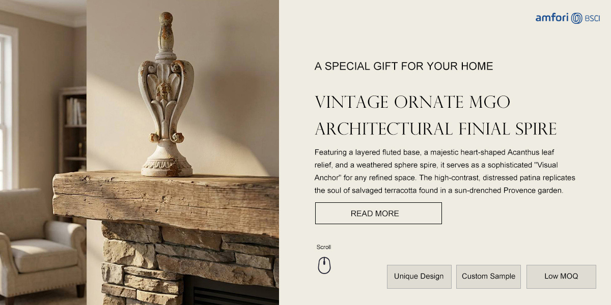  Vintage Ornate Architectural Finial Spire