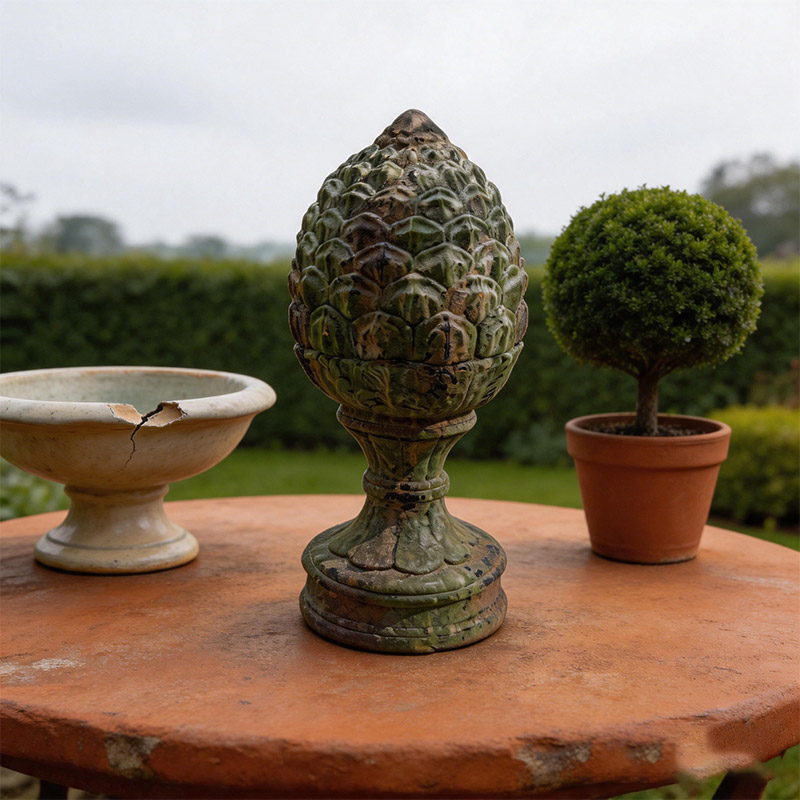 Vintage Pine Cone Finial
