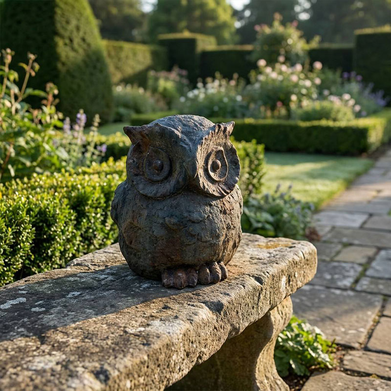 Vintage Owl Sculpture